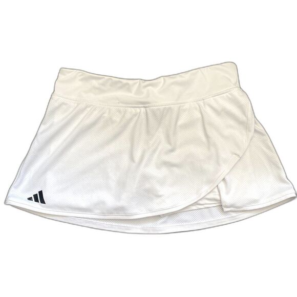 Adidas Aeroready Club Skirt Tennis Golf Skort White Preppy Athleisure Size‎ XL - Picture 2 of 7